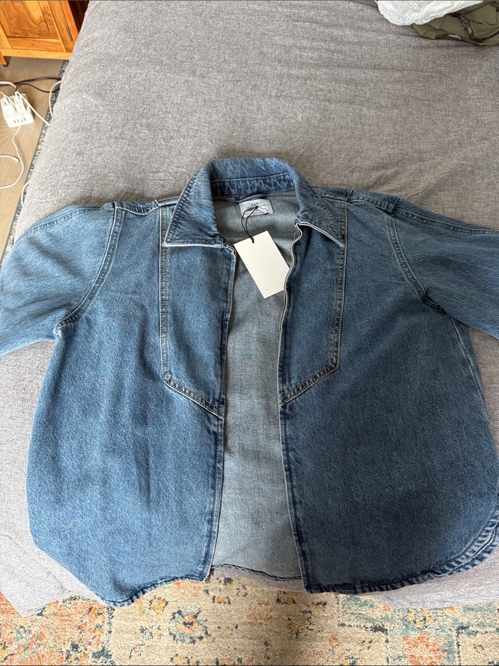 Victoria Beckham and Gap- Denim Shirt Jacket - Blue